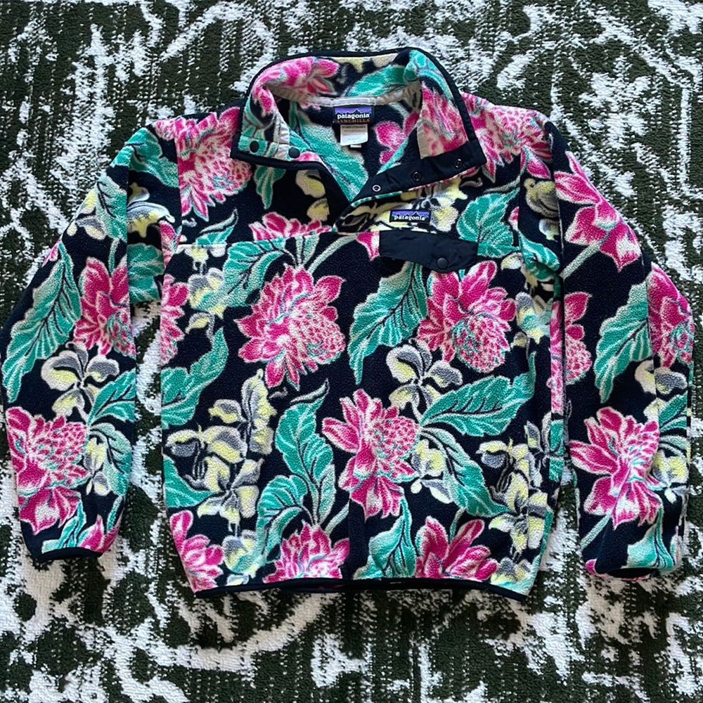 VINTAGE PRINT Patagonia Snap-T fleece